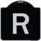 Signmission Sign with Letter R Heavy-Gauge Aluminum Architectural Sign, 18" x 18", BS-1818-22930 A-DES-BS-1818-22930 - alternate 1